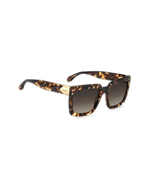 Isabel Marant Multicolor 55Mm Gradient Rectangular Sunglasses