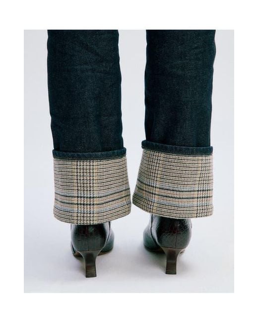Rag & Bone Blue Mott Pointed Toe Boot