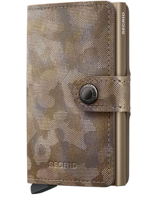 Secrid Brown Miniwallet Jungle for men