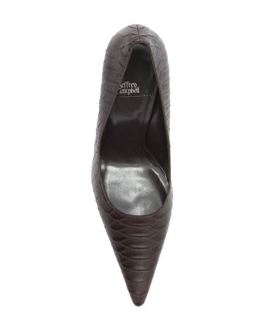 Jeffrey Campbell Black Good Luck Pump