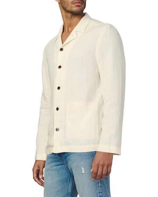 Joe's Jeans Natural Hemingway Writer's Long Sleeve Camp Shirt for men