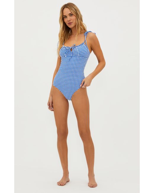 Beach Riot Blue Betsy One-piece Swimsuit