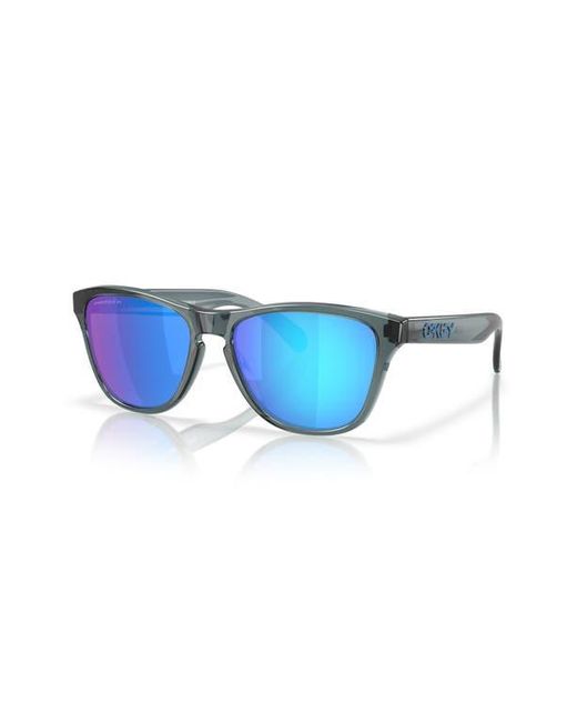 Oakley Blue 53Mm Prizm Polarized Round Sunglasses for men