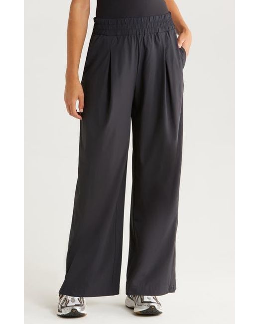Zella Black Atlas Wide Leg Pants