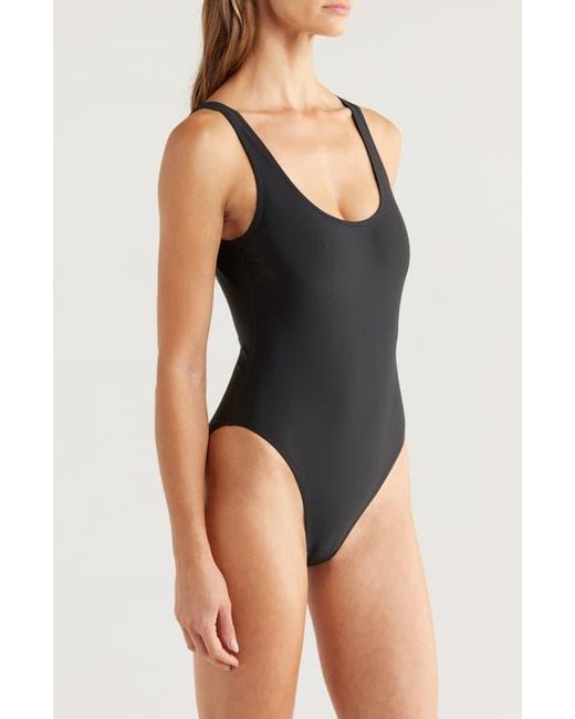 Solid & Striped Black The Annemarie One-Piece Swimsuit