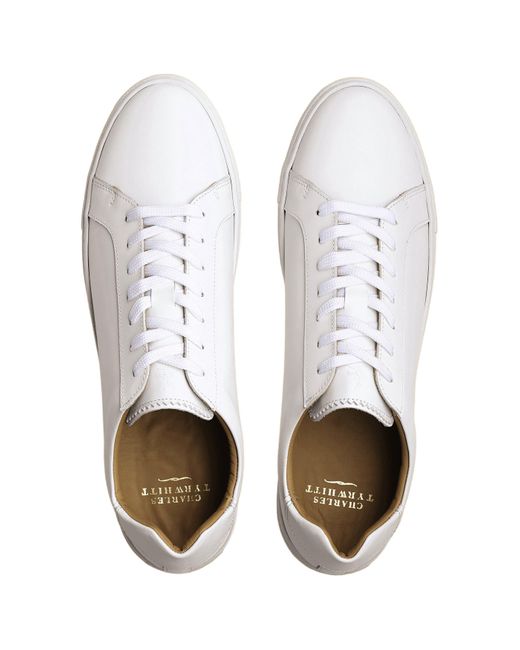 Charles Tyrwhitt White Leather Sneaker for men