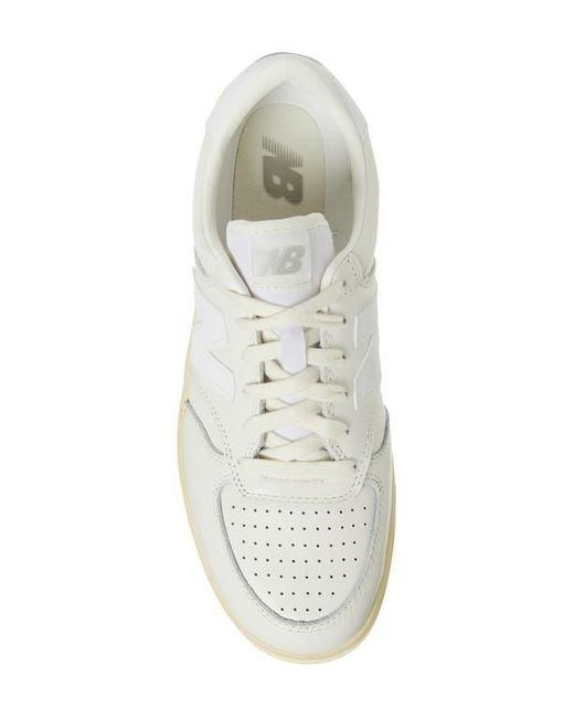 New Balance White T500 Tennis Sneaker for men