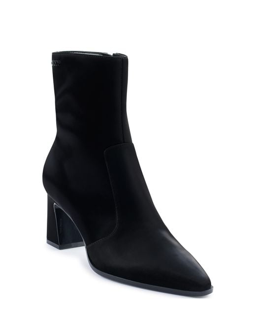 DKNY Black Sunny Pointed Toe Bootie
