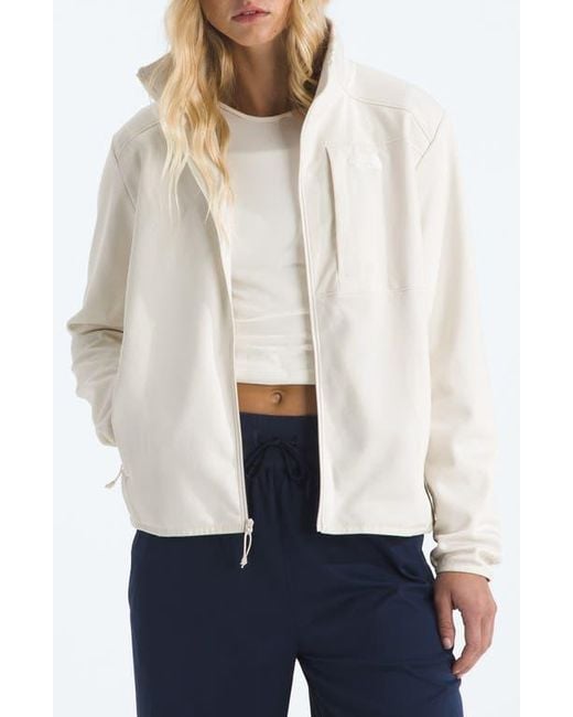 The North Face White Performance Fleece Full Zip Jacket