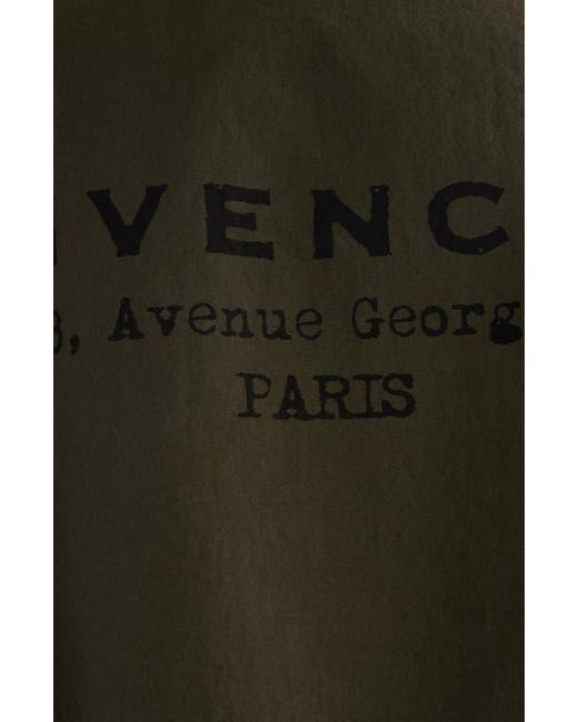 Givenchy Green Cocoon Parka