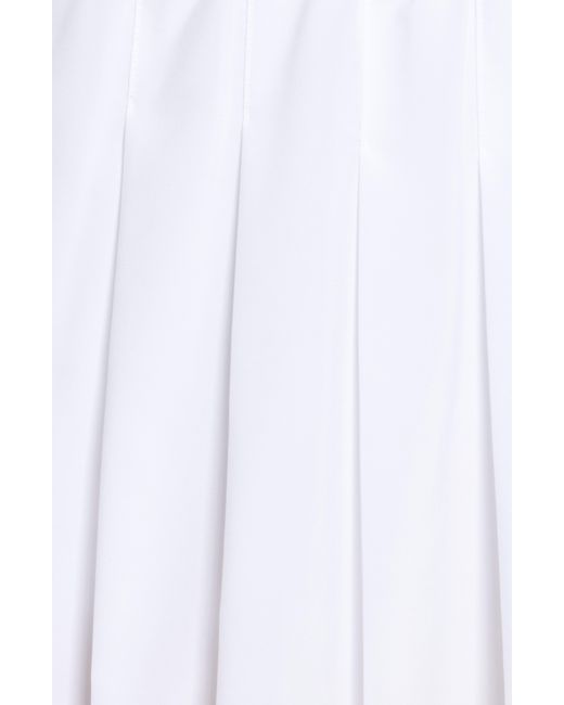 Alo Yoga White Varsity Sport Skirt