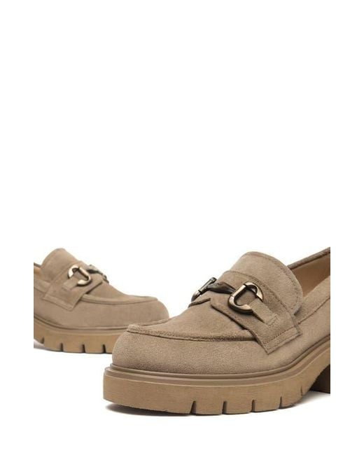 Nero Giardini Gray Lug Sole Loafer