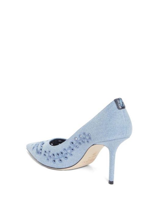Jimmy Choo Blue Love Pointed Toe Pump