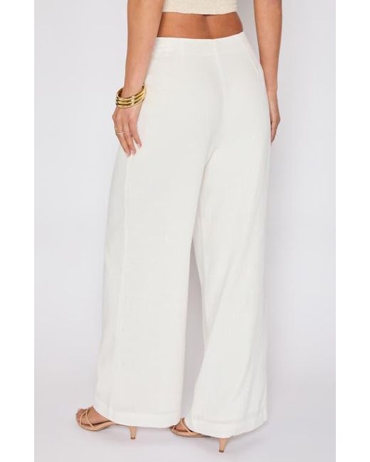 Vici Collection White Brunch Ready Wide Leg Pants