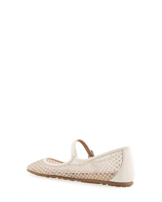 Aerosoles White Peggy Mary Jane Mesh Flat