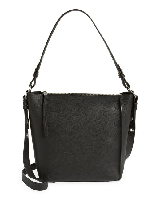 AllSaints Black Kita Convertible Shoulder Bag