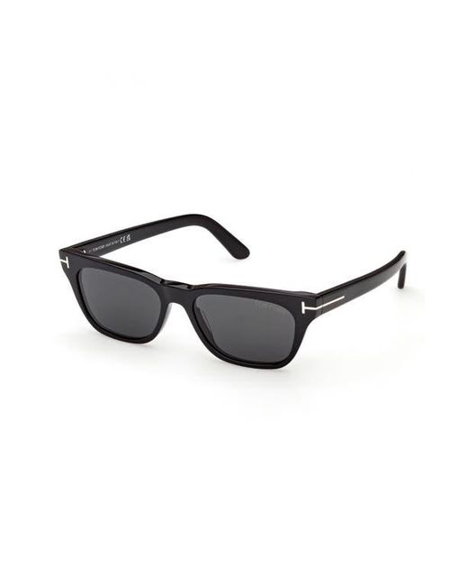 Tom Ford Black Penn 53Mm Rectangular Sunglasses