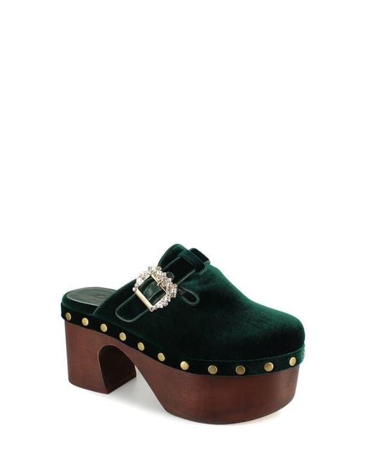 Zigi Black Macarena Platform Clog