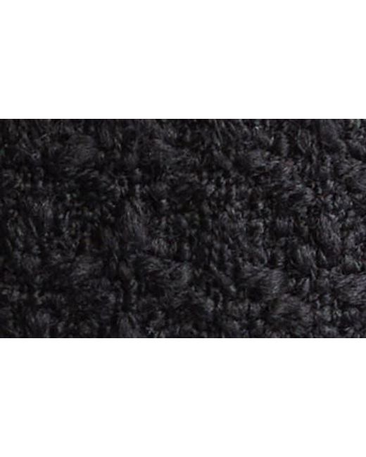 Oscar de la Renta Black Bow Detail Wool Tweed Crop Jacket