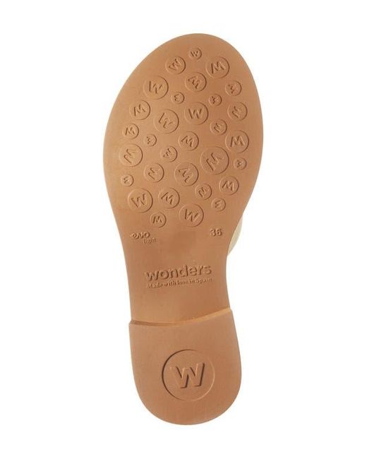 Wonders Multicolor Leather Slide Sandal