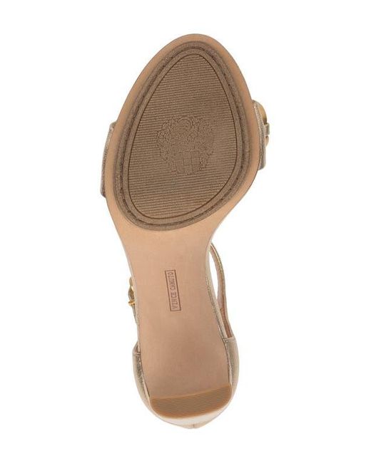 Vince Camuto Brown Aurelia Ankle Strap Sandal