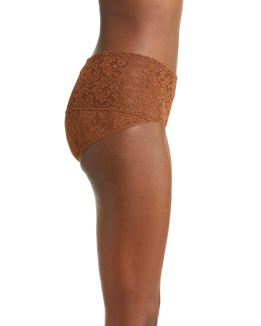 Hanky Panky Brown Signature Lace Low Rise Thong