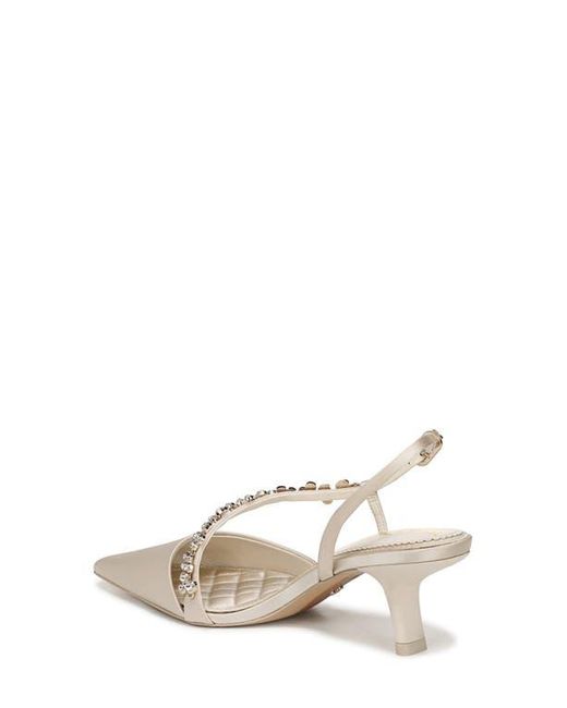 Sam Edelman Natural Bonnie Slingback Pointed Toe Pump