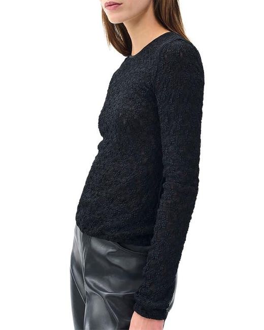Rag & Bone Blue Ellie Lace Top