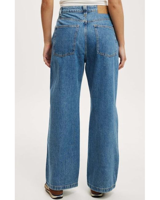 Cotton On Blue Low Super Baggy Jean