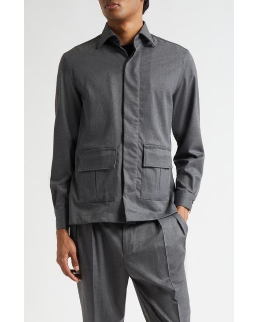 Boglioli Gray Safari Jacket for men