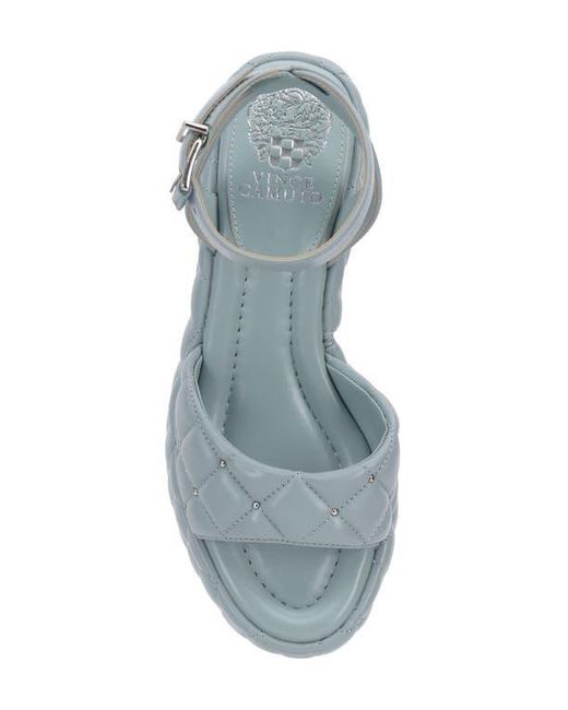Vince Camuto Blue Ellah Ankle Strap Platform Sandal