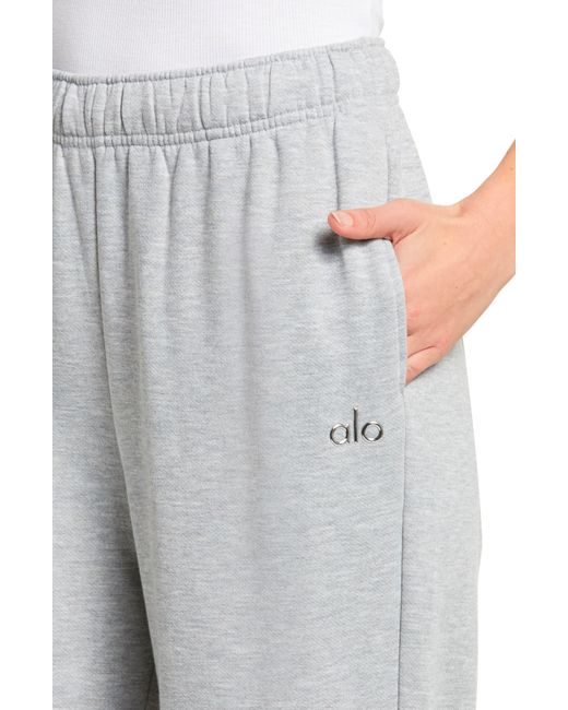 Alo Yoga Gray Accolade Straight Leg Sweatpants