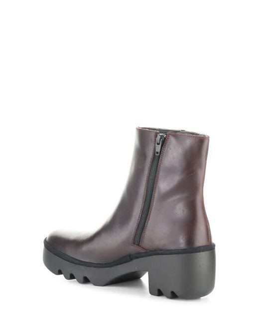 Fly London Gray Toor Platform Bootie