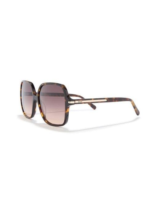 Quay Multicolor Press Tour 60Mm Gradient Square Sunglasses