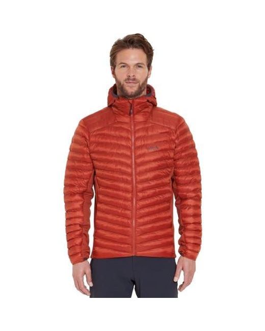 Rab Red Cirrus Flex Hooded Jacket for men