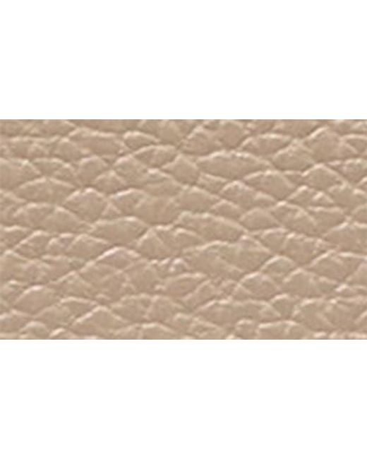 Kate Spade Natural Deco Pebbled Leather Zip Wallet