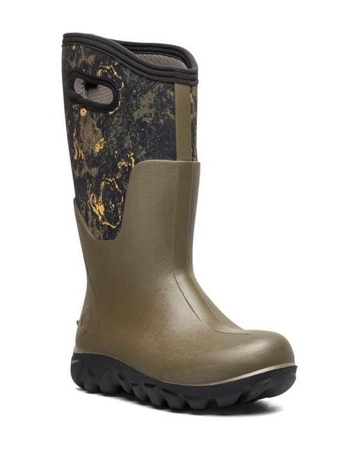 Bogs Green Classic Seamless Tall Rain Boot