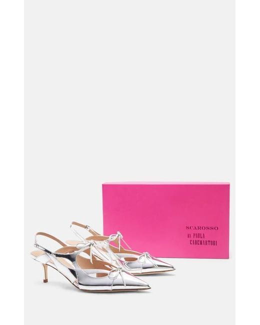 Scarosso White Blazing Pumps