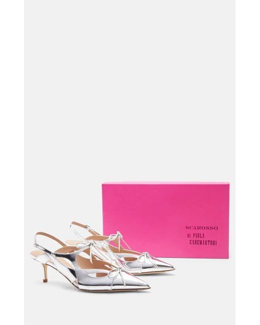 Scarosso White Blazing Pumps