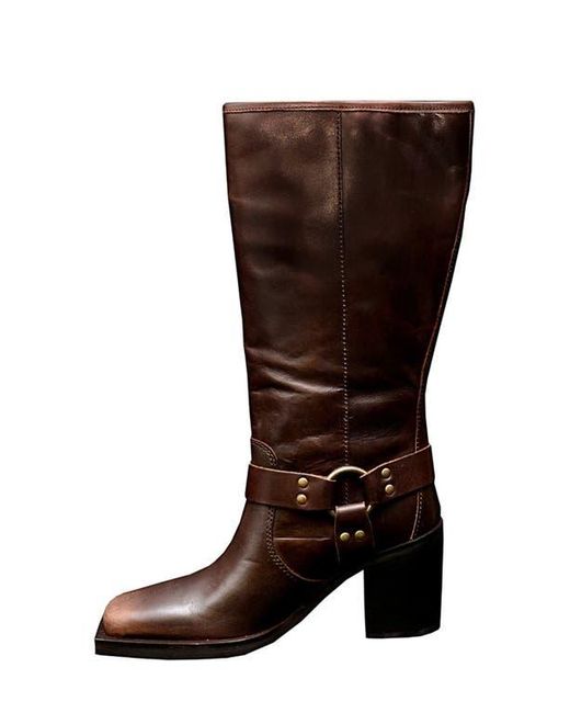 Kenneth Cole Brown Emmett Knee High Boot