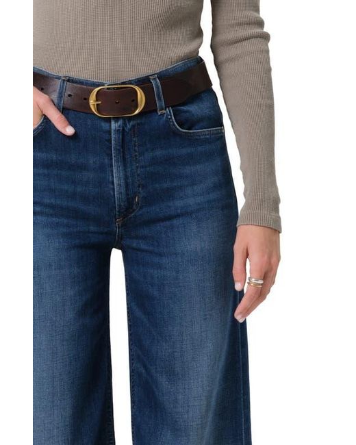 Citizens of Humanity Blue Lyra High Waist Wide Leg Jeans