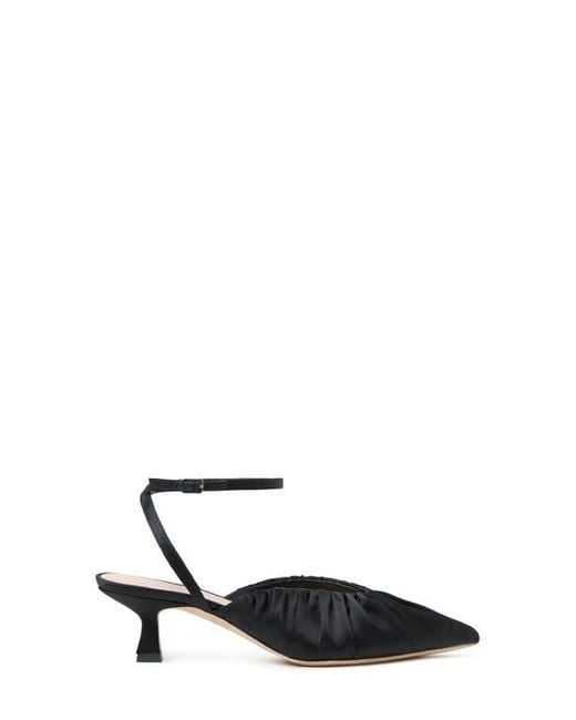 Loeffler Randall Black Rio Ankle Strap Pointed Toe Pump