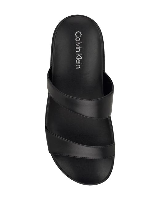 Calvin Klein Black Explore Slide Sandal