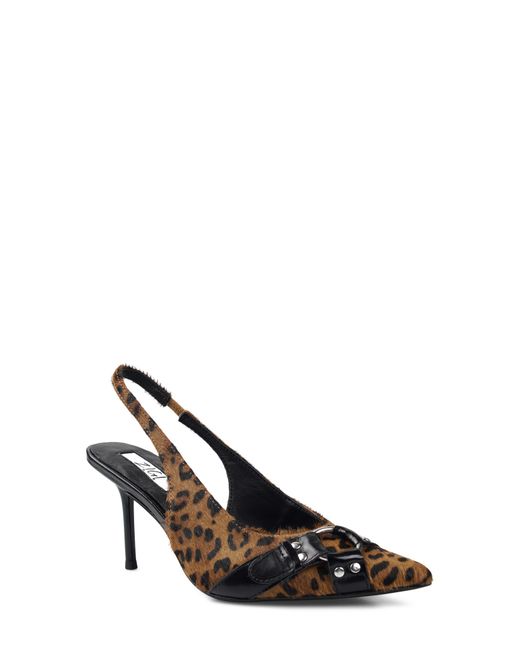 Zigi Black Buena Slingback Pointed Toe Pump
