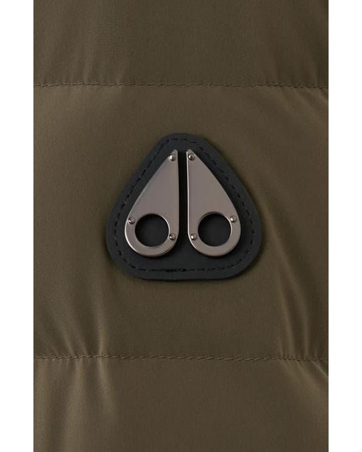 Moose Knuckles Green Rockcliff 5 Water Repellent Hooded 800 Fill Power Down Puffer Jacket