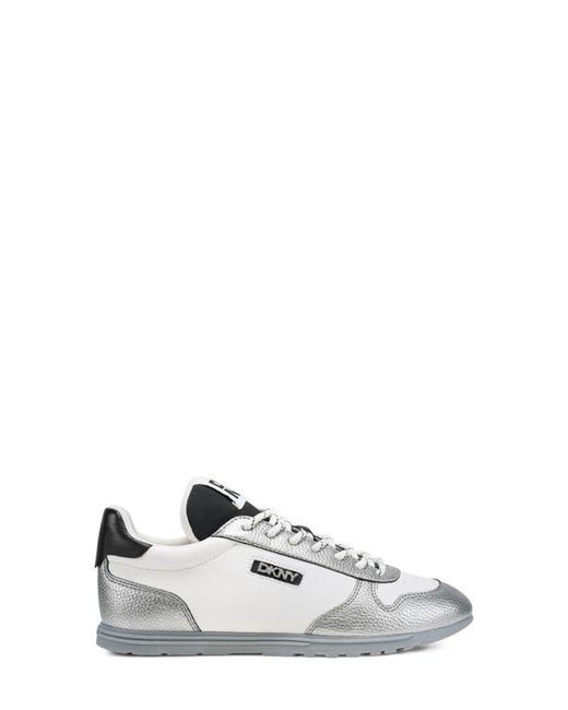 DKNY White Amanda Sneaker