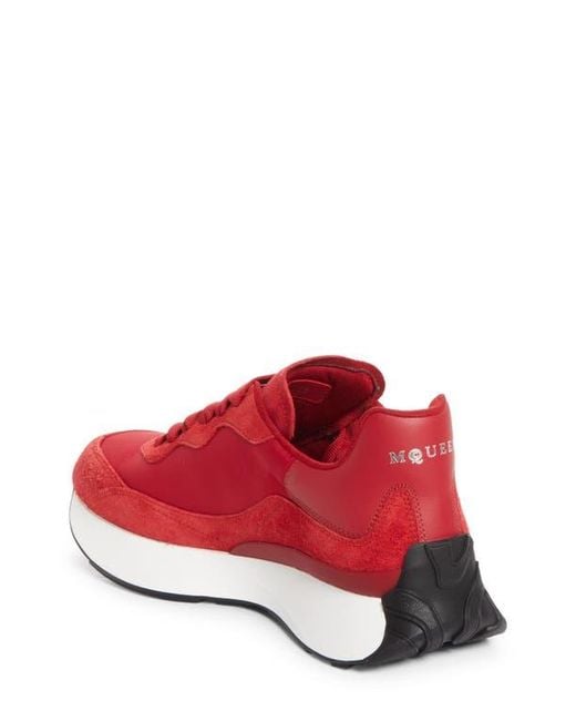 McQueen Red Sprint Runner Sneaker for men