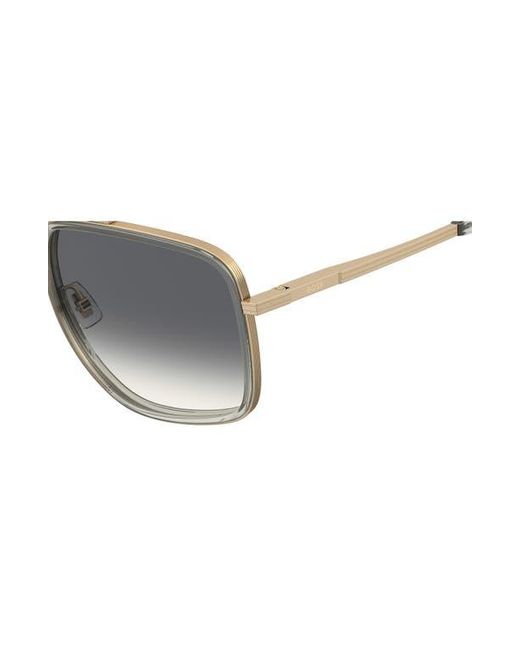 Boss Gray 58Mm Gradient Square Sunglasses for men