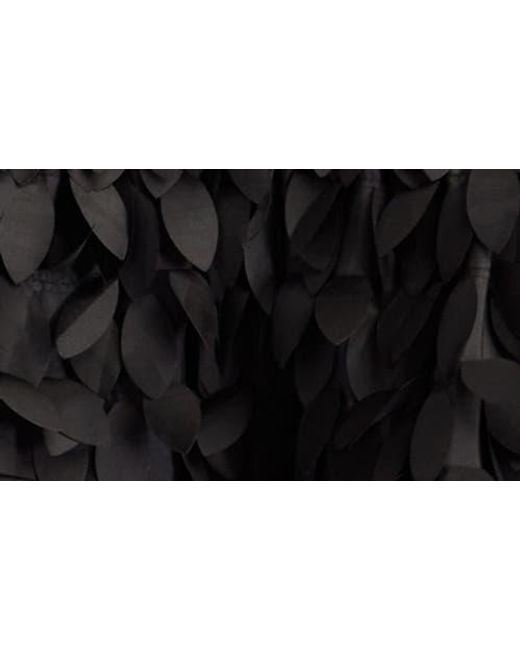 Tadashi Shoji Black Sleeveless Sequin A-Line Dress