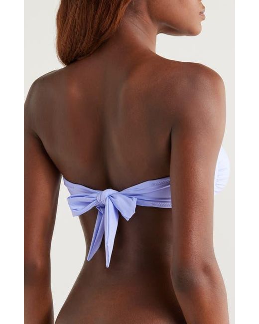 Becca Blue Color Code Bandeau Bikini Top